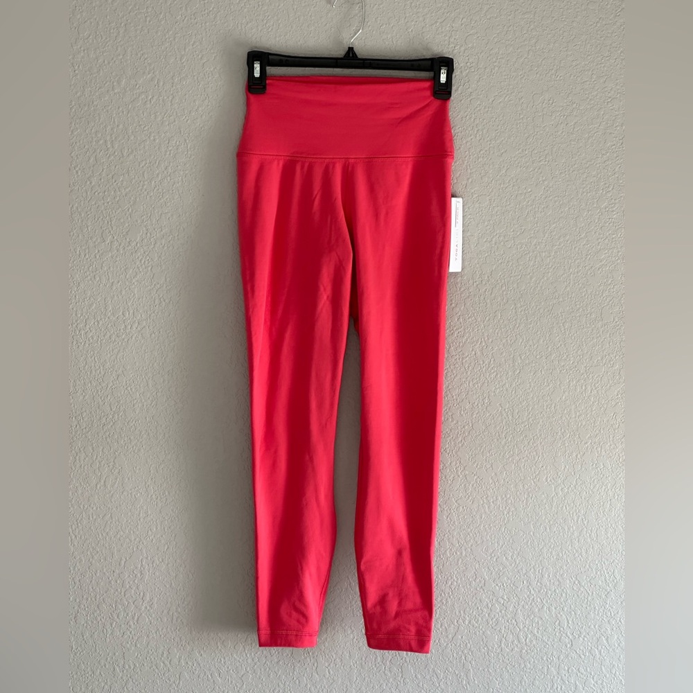 NWT Yogalicious Fleece Lined Coral Leggings